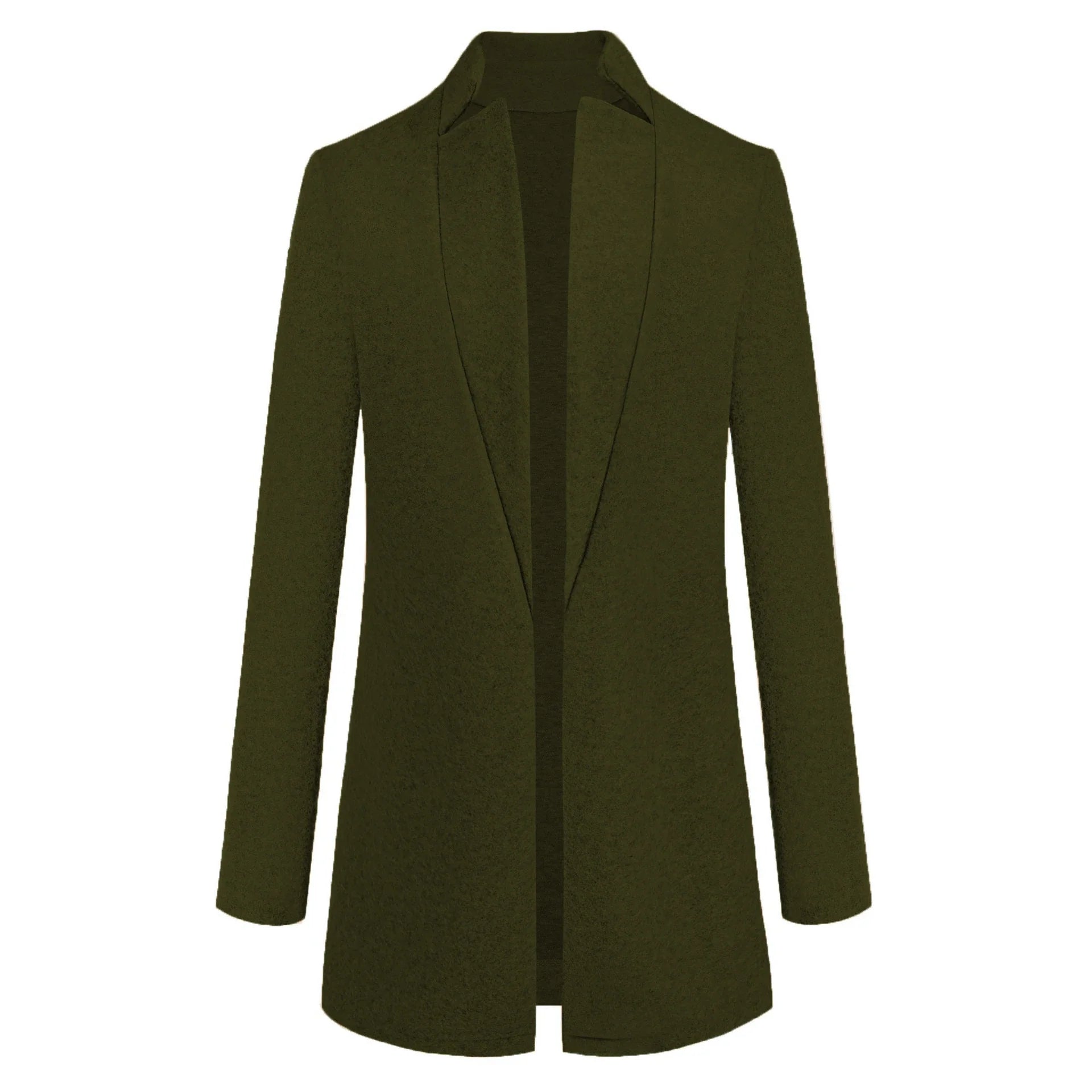 Premium woollen coat with stand collar, perfect for keeping warm in New Zealand's chilly climate.