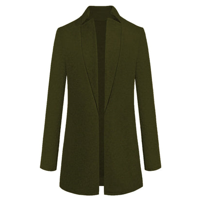 Premium woollen coat with stand collar, perfect for keeping warm in New Zealand's chilly climate.