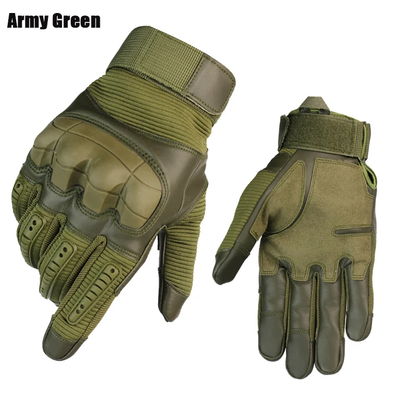 Touch Screen Military Full Finger Gloves with carbon fiber shell, breathable mesh, and shock-absorbing foam for Kiwi tech enthusiasts