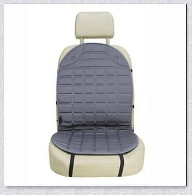 Premium Heated Car Seat Cushion Cover with adjustable temperature settings and ultra-soft polyester surface