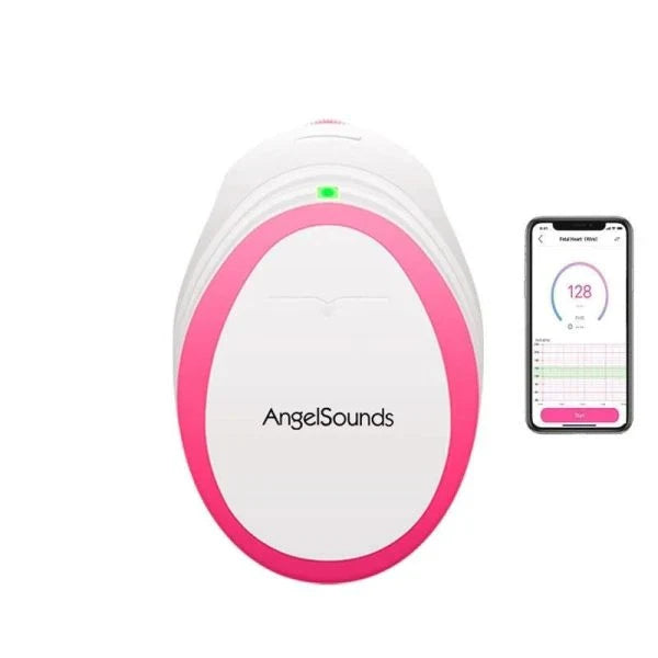 Angelsounds Portable Fetal Doppler for safely monitoring your unborn baby's heartbeat and movements