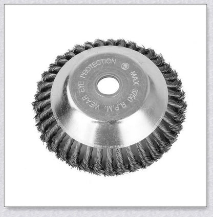 Pavement Grass Trimmer - A heavy-duty, stainless steel tool designed to efficiently tackle tough grass, moss, and brush on hard Kiwi surfaces like concrete and asphalt.