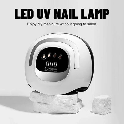 320W High Power UV LED Nail Lamp with 4 Timers and Smart Sensor for Salon-Grade Nails at Home