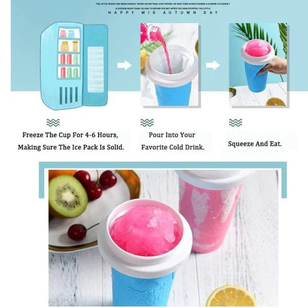 Freeze-Chill Slushy Maker - Create Refreshing Homemade Slushies with Ease