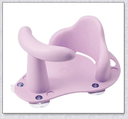 Deluxe Baby Bath Seat with anti-slip suction cups and supportive back and leg rest for a comfortable and secure bathing experience