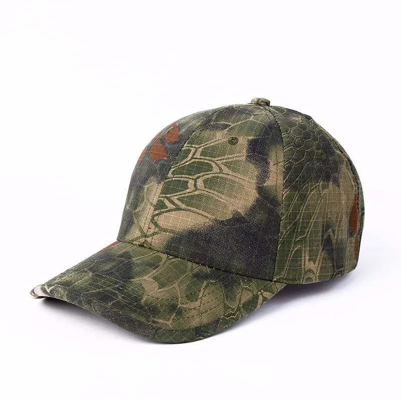 Versatile Camouflage Cap with adjustable fit and breathable polyester fabric, perfect for outdoor activities in New Zealand