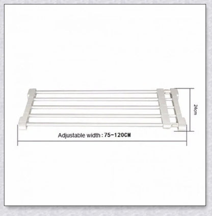 Fully Adjustable Retractable Indoor Pet Barrier with Durable Plastic-Coated Iron Pipe Construction