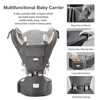 A premium ergonomic baby carrier made with soft, breathable New Zealand cotton for Kiwi parents and their little ones.