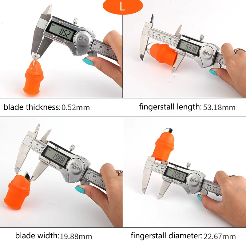 GardenBliss™ Pruning Knife & Finger Protector - Stainless-steel blade, silicone finger cover for safe and efficient gardening