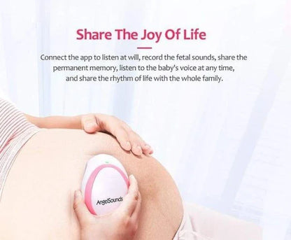 Angelsounds Portable Fetal Doppler for safely monitoring your unborn baby's heartbeat and movements