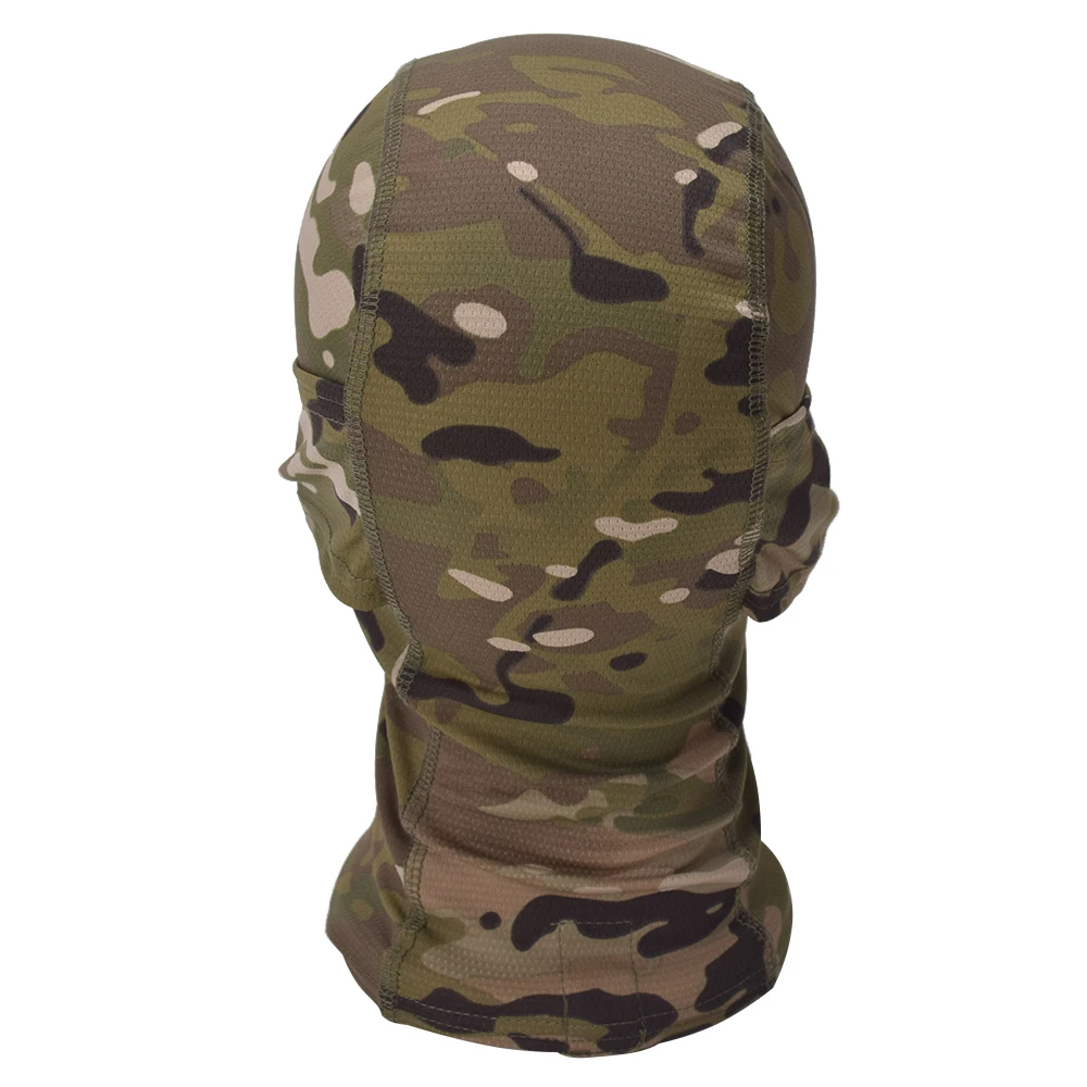 Tactical Camouflage Balaclava Mask with Breathable Polyester Material and Versatile Camo Designs