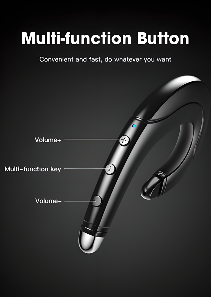 Wireless Bluetooth earbuds with bone conduction technology, perfect for active lifestyles in New Zealand