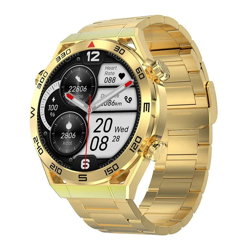 Stylish smart sports watch with alloy construction, waterproof design, and comprehensive fitness tracking features for the active Kiwi lifestyle