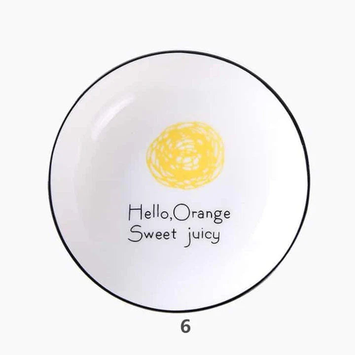 A beautifully designed ceramic sauce dish with a unique and eye-catching pattern, perfect for serving sauces, dips, and condiments.