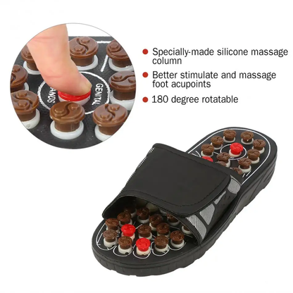 Comfort-Boosting Acupressure Massage Slippers for Foot Relief, Promoting Relaxation, Healing, and Overall Health