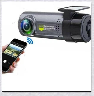 Compact wireless dash cam with 1080p full HD video, 170-degree wide-angle lens, and mobile app control for Kiwi drivers