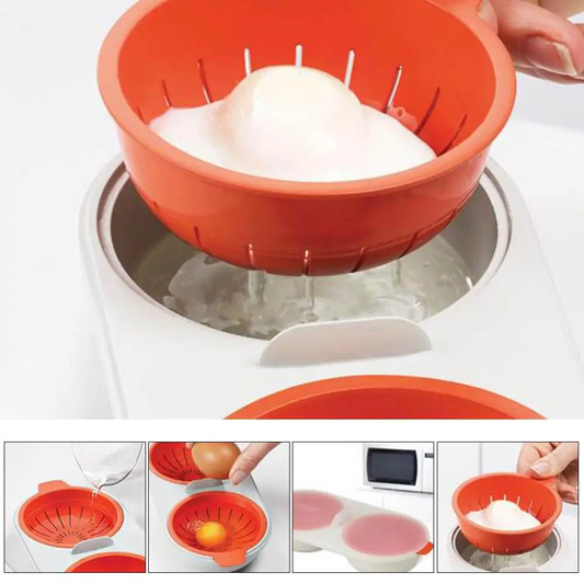 Eggspert™ Microwave Egg Poacher - Cook Healthy, Delicious Poached Eggs in Minutes