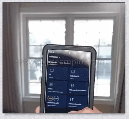 Switchbot smart curtain automation device that allows you to open and close curtains using voice commands or a mobile app