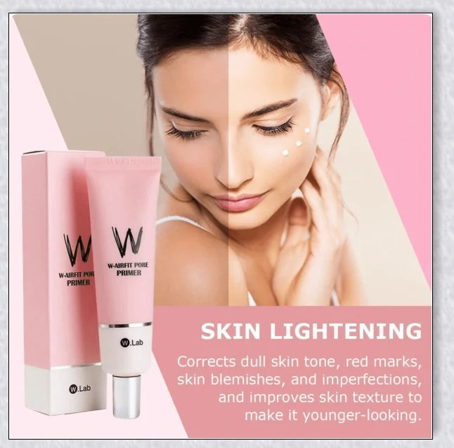 W-Air Fit Face Primer and Pore Concealer Cream - Smooth, flawless skin with natural ingredients