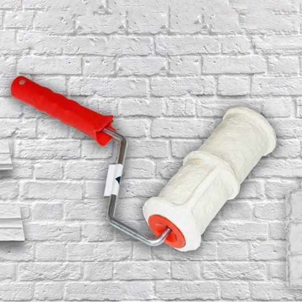 Brick Pattern Paint Roller for creating realistic-looking textured brick designs on walls, floors, and other surfaces