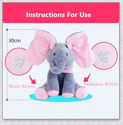 Cuddly and interactive Flappy the Elephant plush toy, a perfect companion for New Zealand kids