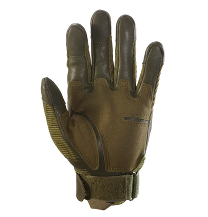 Touch Screen Military Full Finger Gloves with carbon fiber shell, breathable mesh, and shock-absorbing foam for Kiwi tech enthusiasts