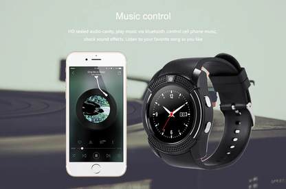 Premium V8 Bluetooth Smartwatch with robust features tailored for modern Kiwi lifestyles