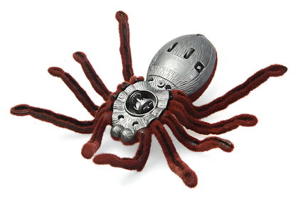 Realistic remote control spider toy with LED lighting, perfect for Kiwi household fun and entertainment