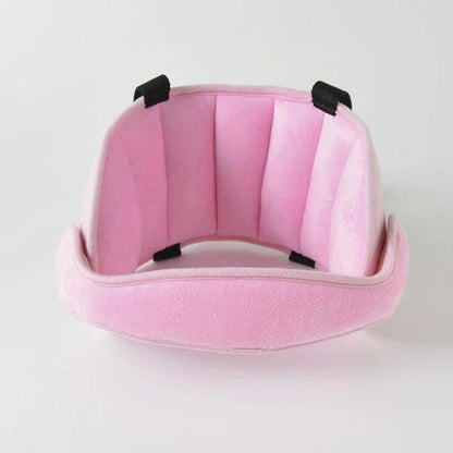 Joopzy Car Seat Head Support in gray, blue, and pink colors to keep Kiwi kids safe and comfortable during car rides