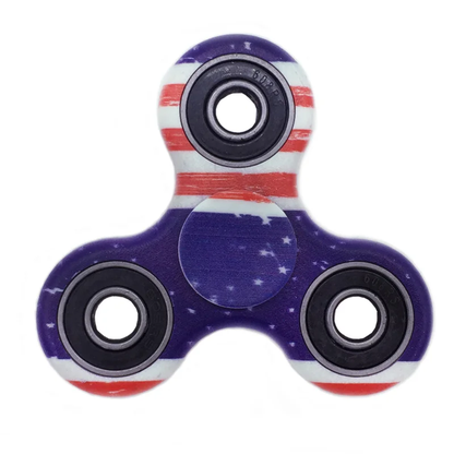 A premium designer spinner in various colors, designed to provide stress relief and improve focus for Kiwis