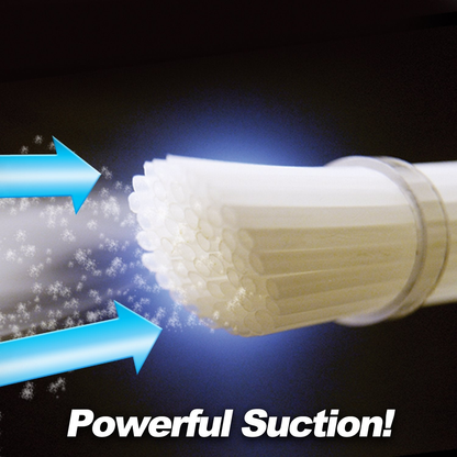 Dust Buster - Versatile vacuum cleaning brush with flexible suction tubes for deep cleaning