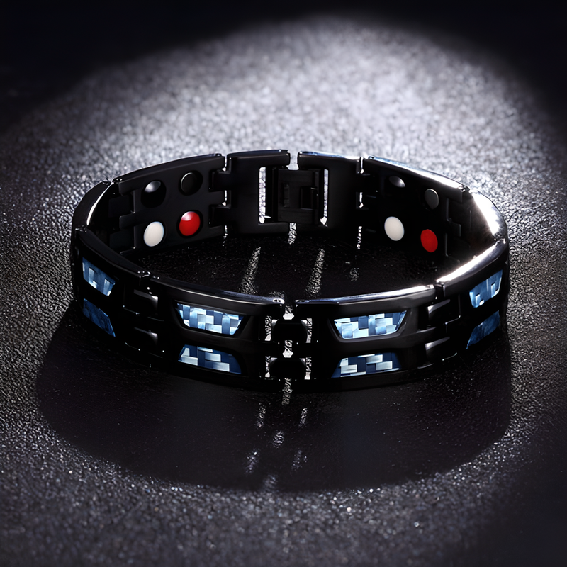 Shopfluxpro NZ Titanium 4-in-1 Magnetic Energy Wellness Bracelet