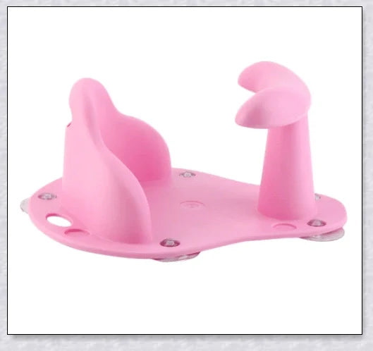 Deluxe Baby Bath Seat with anti-slip suction cups and supportive back and leg rest for a comfortable and secure bathing experience