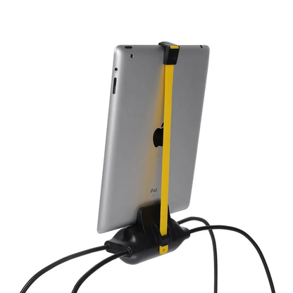 Adjustable 'Spider' Tablet Stand with flexible legs, holding a tablet in an optimal viewing position