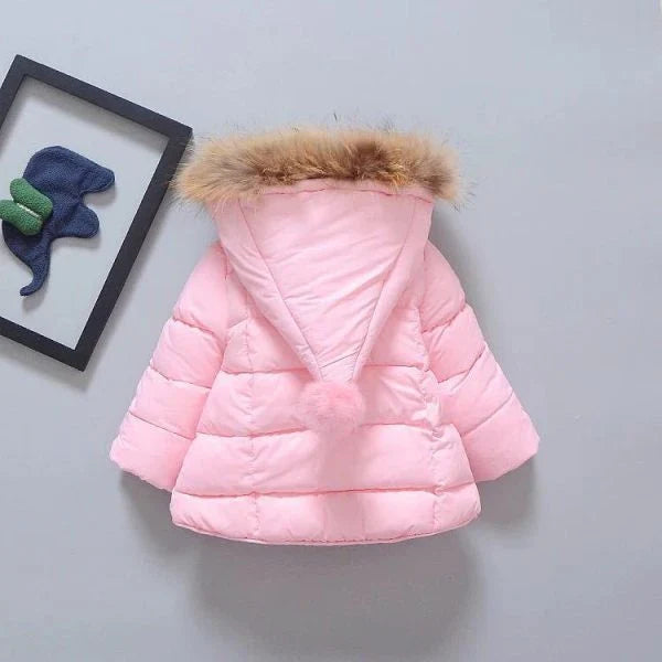 A cosy baby winter jacket in a stylish, modern design to keep your little Kiwi warm and comfortable during New Zealand winters.