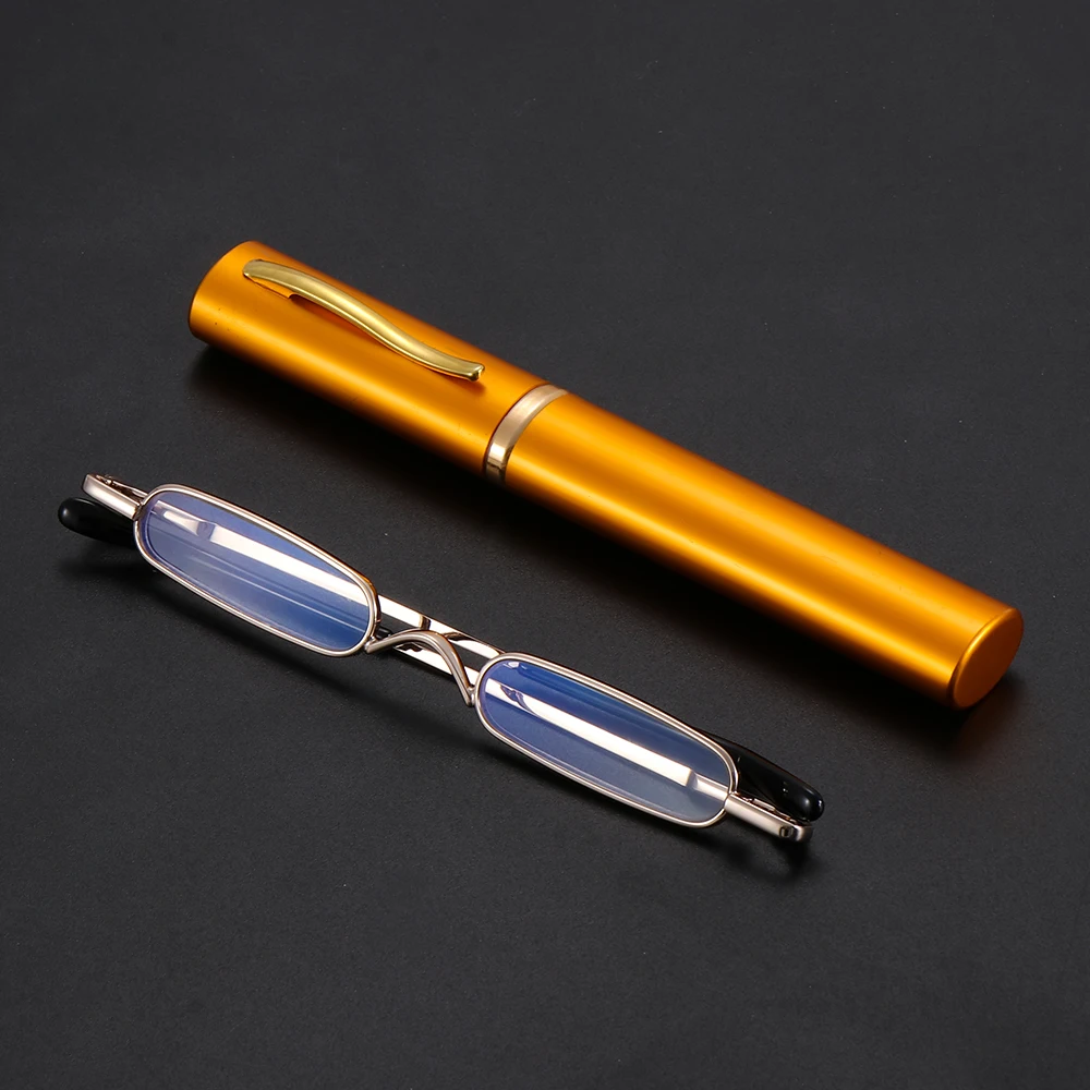Stylish metal reading glasses with a premium tube case, available in various metallic shades to suit the modern Kiwi lifestyle.
