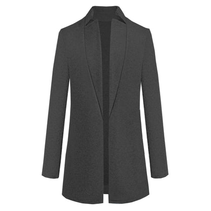 Premium woollen coat with stand collar, perfect for keeping warm in New Zealand's chilly climate.