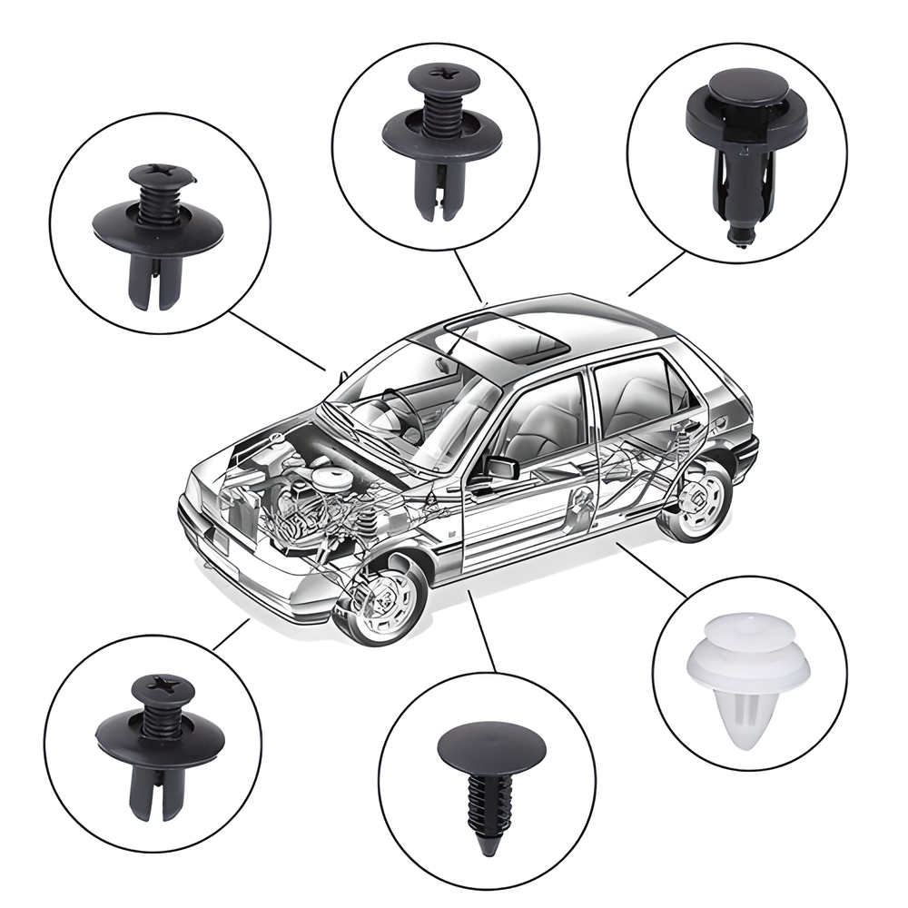 100 pack of Handy Auto Fender Fixing Clips for securing car panels in New Zealand