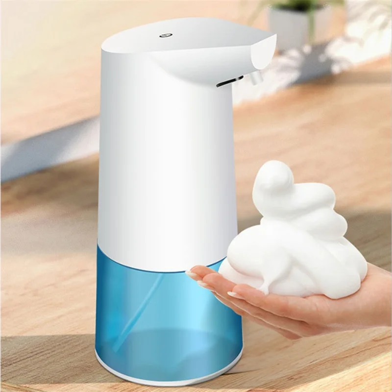 Sleek, hands-free automatic soap dispenser with infrared sensor and foaming mechanism for hassle-free handwashing