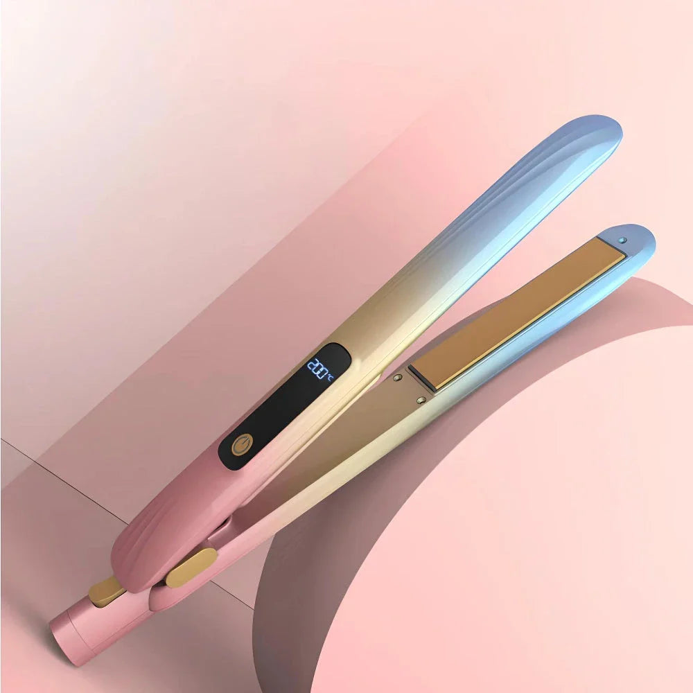 Trendha 2-in-1 Hair Styler: Straighten and Curl with Advanced Heating and Negative Ions Technology