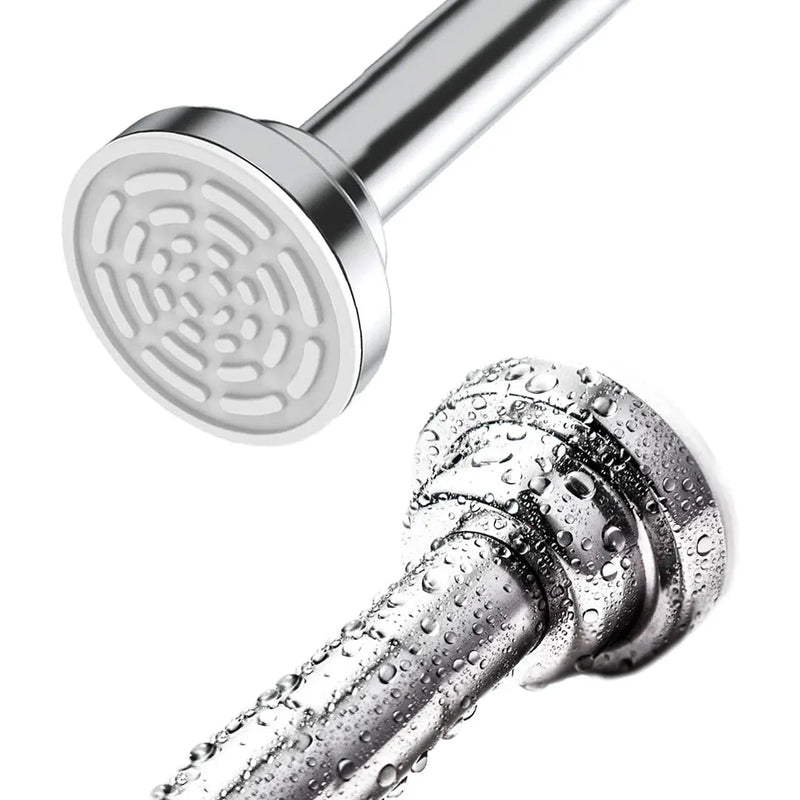 Shopfluxpro NZ Adjustable Stainless Steel Tension Shower Curtain Rod - Perfect for Any Room in Your Kiwi Home