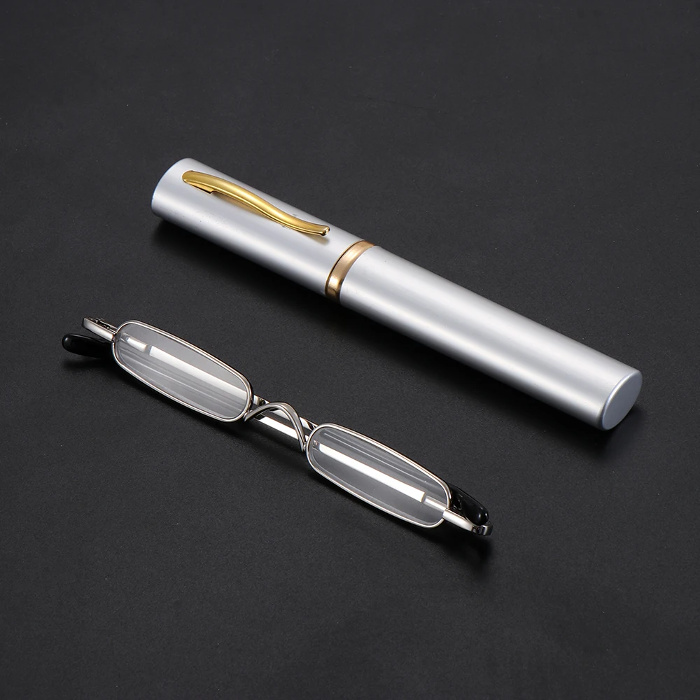 Stylish metal reading glasses with a premium tube case, available in various metallic shades to suit the modern Kiwi lifestyle.