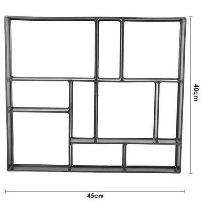 DIY Outdoor Concrete Paving Mold for custom garden paths, entryways, and patios