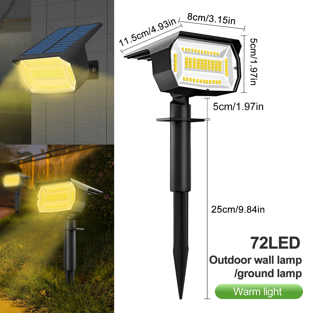 Outdoor Solar Landscape Spotlights with Multiple LED Options and Weatherproof Design for Enchanting Kiwi Gardens