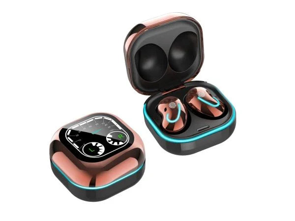 Breathing Light Bluetooth Earbuds with Digital Time Display - Stylish and Functional Accessory for Kiwi Lifestyles