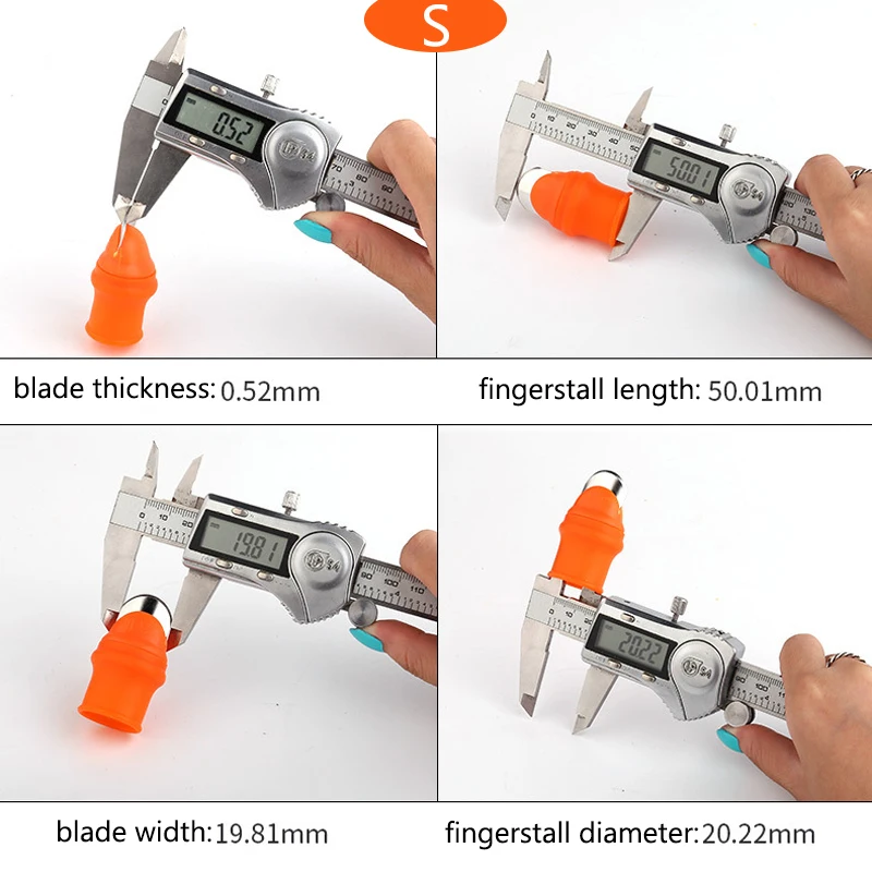 GardenBliss™ Pruning Knife & Finger Protector - Stainless-steel blade, silicone finger cover for safe and efficient gardening