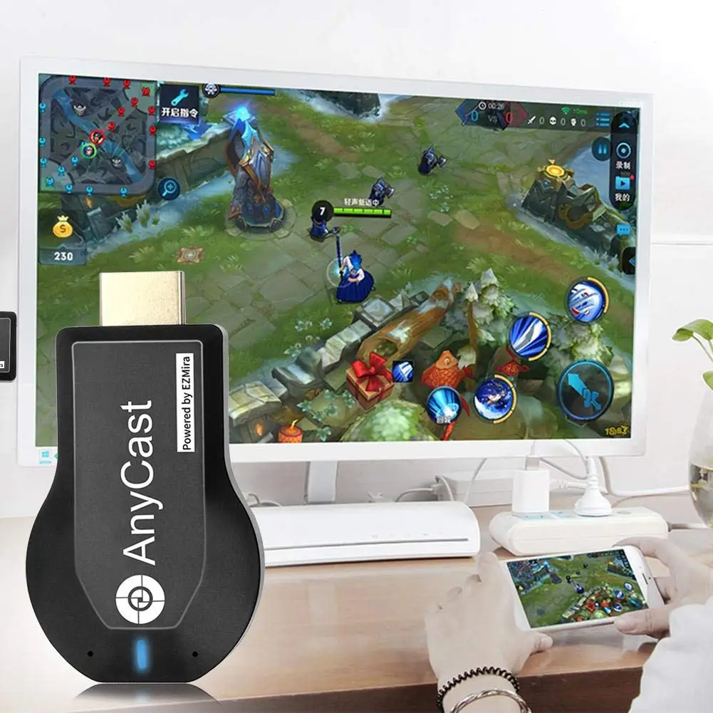 RemoteCast Display TV Stick for 1080P HDMI wireless WiFi streaming from devices to TV