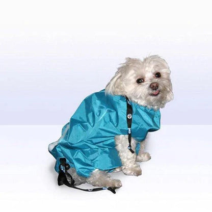 A dog drying bag made of Oxford cloth that uses a hair dryer to quickly and effectively dry a wet dog.