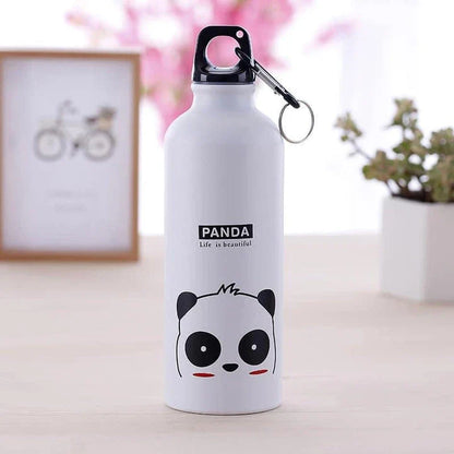 A premium water bottle made of stainless steel with a unique animal print design, perfect for eco-conscious Kiwis on the go.