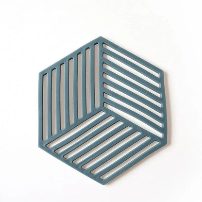 Trendha's stylish geometric cup coasters made from durable, eco-friendly rubber to protect your surfaces